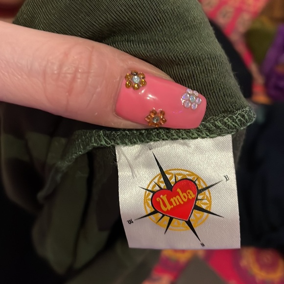 Umba Festival Mini Skirt or Top- Olive Green - Picture 7 of 8